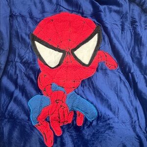 Spider-Man cozy three-dimensional Sherpa blanket throw 50” x 60” NWT